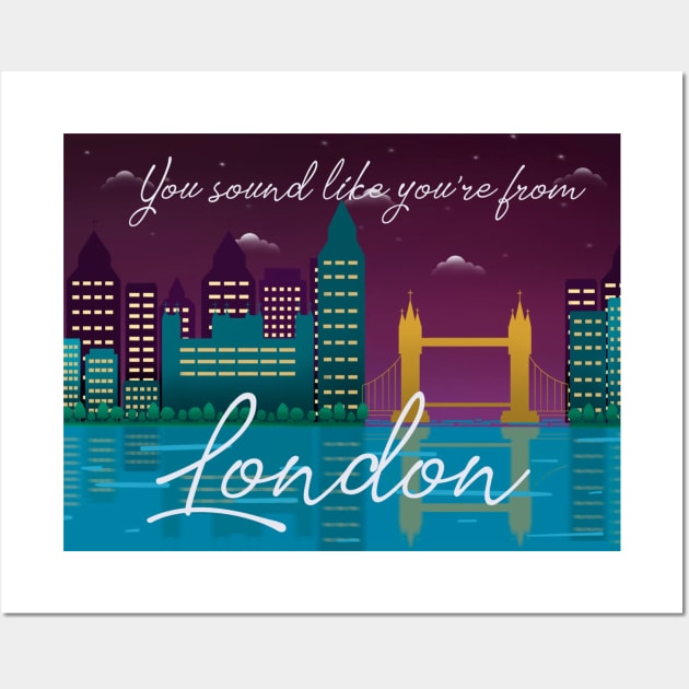 London Skyline Wall Art by Roommates